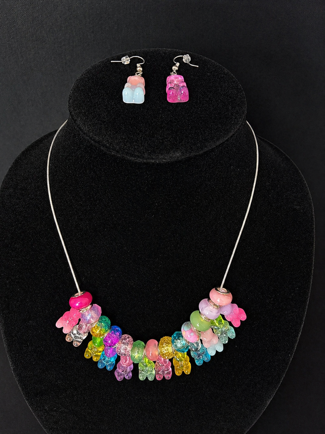 Gummy Charm Necklace Set