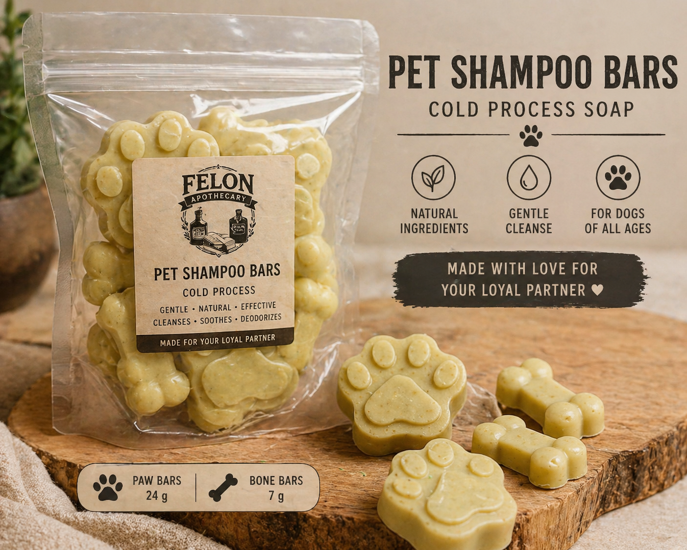 Pet Shampoo Bar