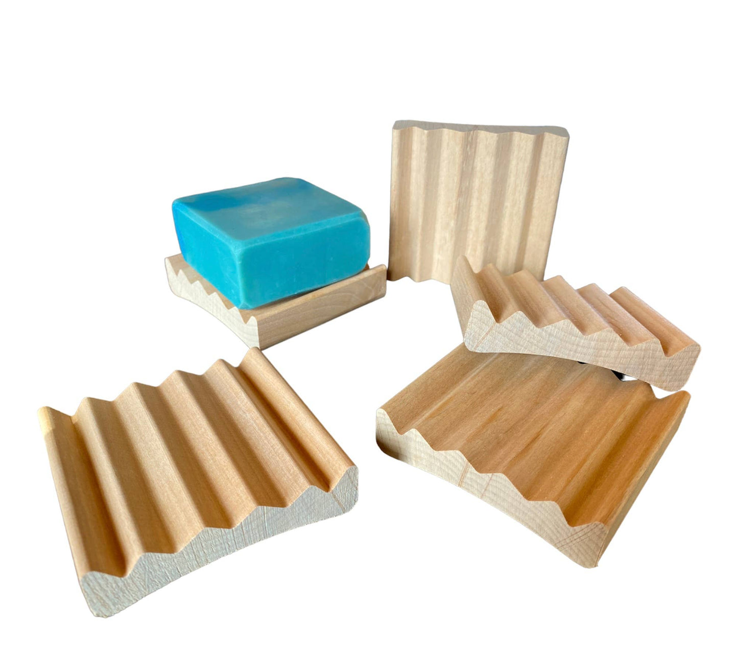 Natural Wood Soap Dish