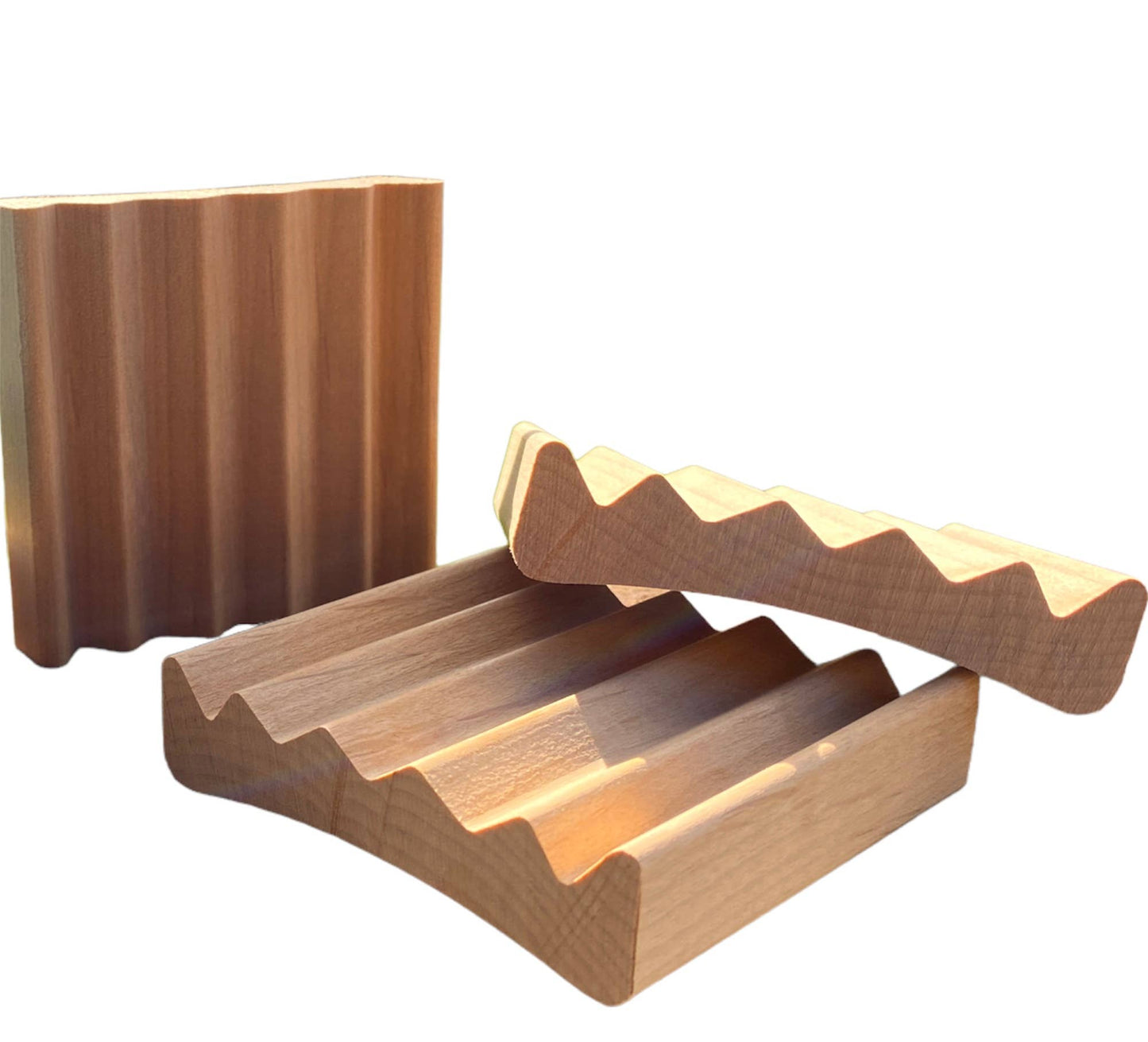Natural Wood Soap Dish