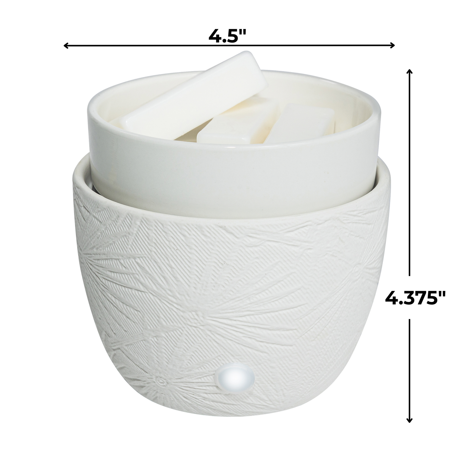 Carolina Wellness 3-in-1 Multifunctional Warmer, White