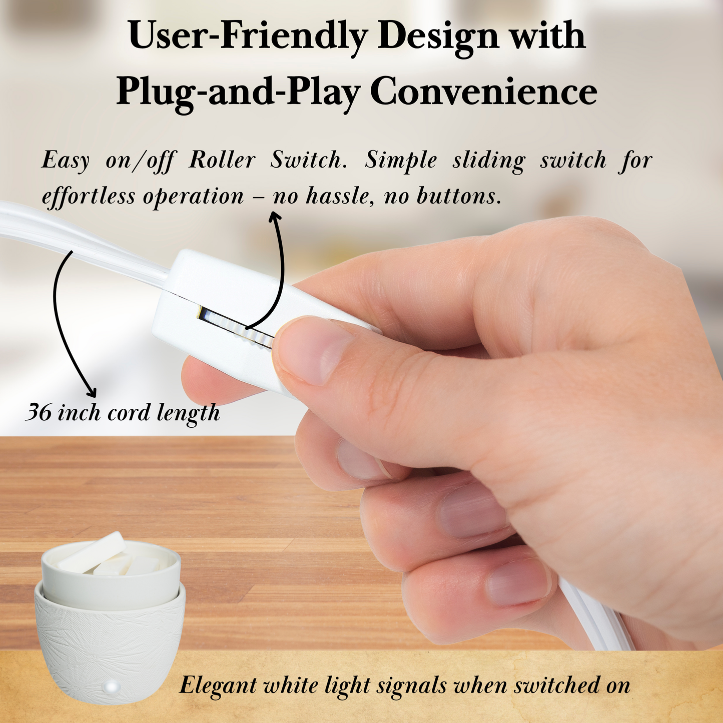 Carolina Wellness 3-in-1 Multifunctional Warmer, White