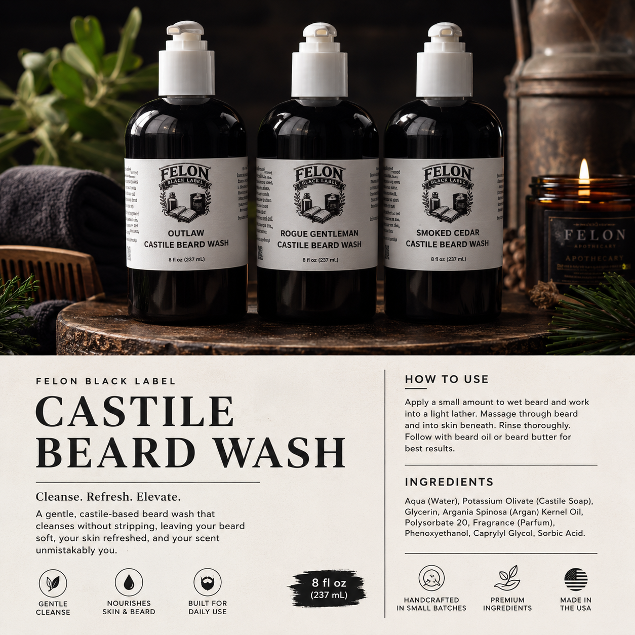 Castile Beard Wash